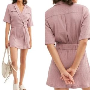 FREE PEOPLE Purple Clementine Wrap Dress